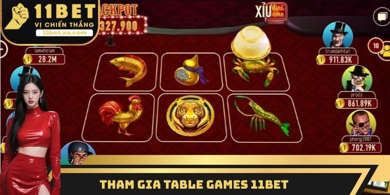 Tham gia Table Games 11BET